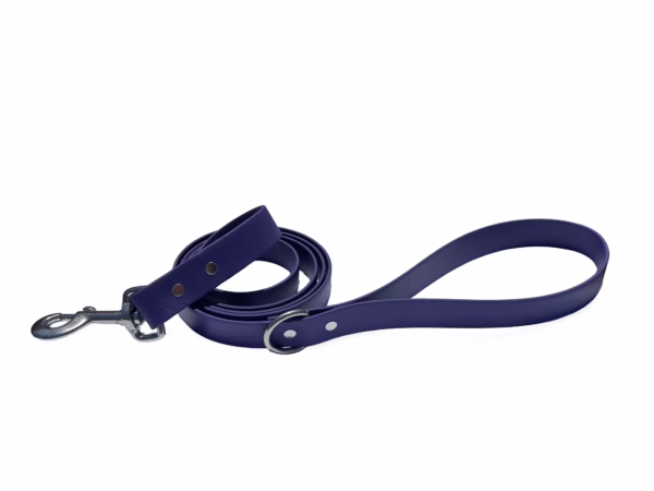 Odyssey Leash Co. BioThane Dog Leash 6ft, 1in Wide, Waterproof, 1,000lb Strength, Stainless Steel Hardware, Hand Assembled in The US (8 Colors) (Black)  Pet Supplies - Image 7