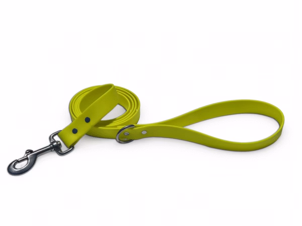 Odyssey Leash Co. BioThane Dog Leash 6ft, 1in Wide, Waterproof, 1,000lb Strength, Stainless Steel Hardware, Hand Assembled in The US (8 Colors) (Black)  Pet Supplies - Image 9